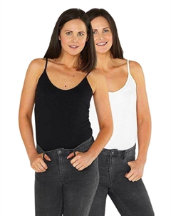 Базовое боди на бретельках (два комплекта), мультиколор Just essentials