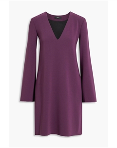 Платье мини из крепа, фиолетовый Theory