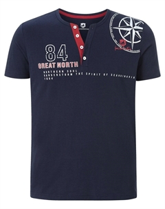 Футболка Lindrad, темно-синий Jan vanderstorm