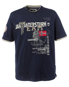 Футболка Sölve, ночной синий Jan vanderstorm