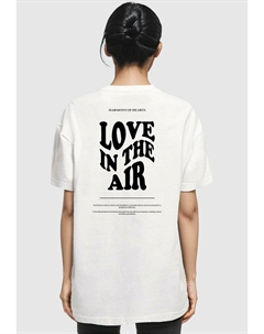 Футболка с принтом LOVE IN THE AIR, цвет white Merchcode