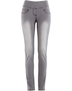 Мега-эластичные джинсы с удобным поясом, серый Bpc selection