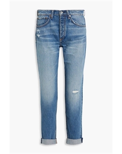 Джинсы-бойфренды Rosa с потертостями, синий Rag & bone