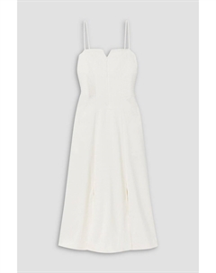 Платье макси Grain de Poudre с защипами, кремовый Caes