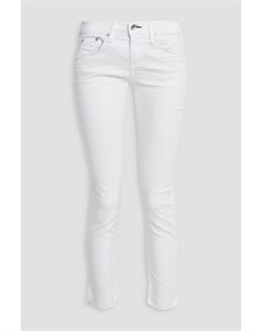 Джинсы скинни со средней посадкой, белый Rag & bone