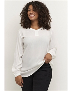 Туника V-образный вырез, мел Kaffe curve