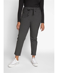 Брюки JIA BELT PANTS, темно-серый меланж Kaffe curve