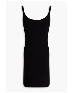 Платье мини Lena из смесового хлопка, черный Rag & bone