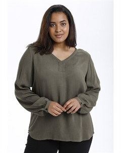 Блузка, зеленый Kaffe curve