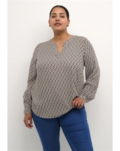 Блузка Kennie, коричневый Kaffe curve