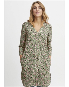 Туника с глубоким вырезом, зеленый Fransa