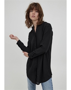 Рубашка с круглым вырезом, черный Ichi