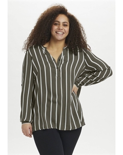 Блузка Kcsida, зеленый/кремовый Kaffe curve