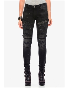 Джинсы облегающего кроя, черный Cipo&baxx