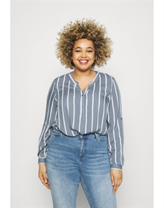 Блузка Sida, синий/кремовый Kaffe curve