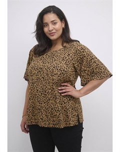 Блузка Kcerina, кремовый/коричневый Kaffe curve