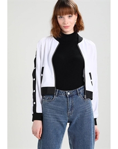 Куртка-бомбер, белый/черный/белый Urban classics