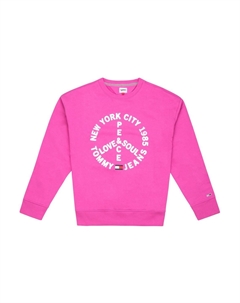 Толстовка, фиолетовый Tommy hilfiger