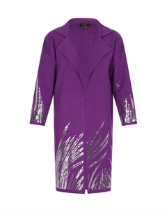 Вязаный кардиган, фиолетовый Faina