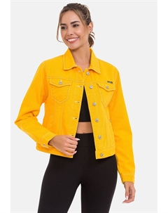 Джинсовая куртка, желтый Cipo&baxx