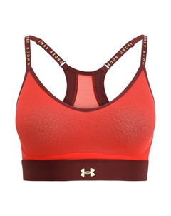 Спортивный бюстгальтер с низкой поддержкой Infinity, цвет Red/Wine red Under armour
