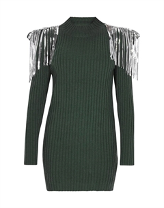 Вязаное платье, темно-зеленый Faina