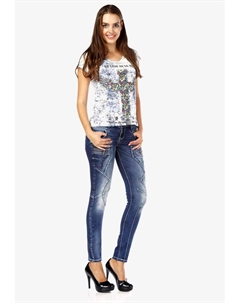 Джинсы свободного кроя, синий Cipo&baxx