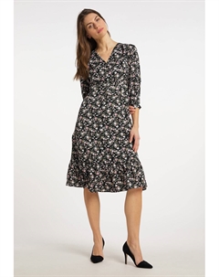 Платье-рубашка, черный Usha