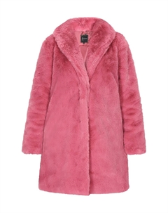 Зимнее пальто, цвет Dark pink Faina