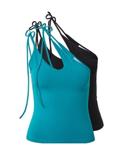 Топ Michelle, цвет Cyan blue/Black Weekday