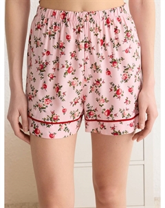 Короткий пижамный комплект, розовый Trendyol