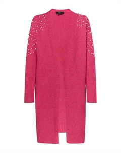 Вязаный кардиган, розовый Faina