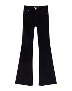 Расклешенные брюки, черный Pull & bear