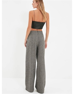 Широкие брюки со складкой спереди, цвет Grey/Anthracite Trendyol