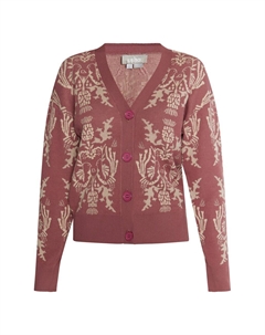 Вязаный кардиган, темно-розовый Usha