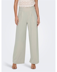 Широкие брюки со складкой спереди Geggo, светло-серый Jdy