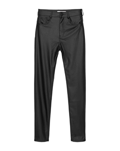 Узкие брюки, черный Pull & bear