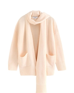 Вязаный кардиган, белый Next