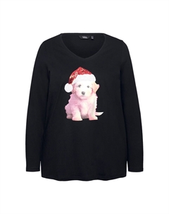 Рубашка, черный Ulla popken