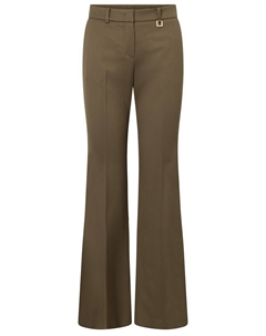 Расклешенные плиссированные брюки, темно-зеленый Joop