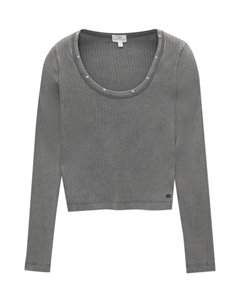 Рубашка, темно-серый Pull & bear