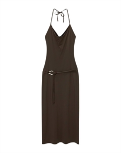 Платье, коричневый Pull & bear