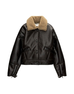 Межсезонная куртка, цвет Chocolate/Brocade Pull & bear