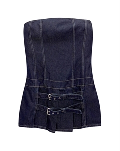 Платье, темно-синий Pull & bear