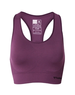 Спортивный бюстгальтер без косточек, фиолетовый Hummel