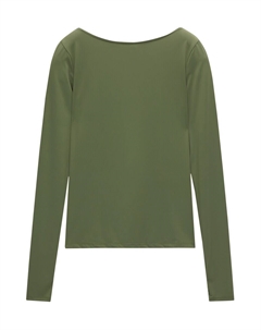 Рубашка, оливковый Pull & bear