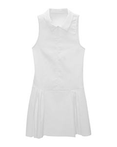 Платье, белый Pull & bear