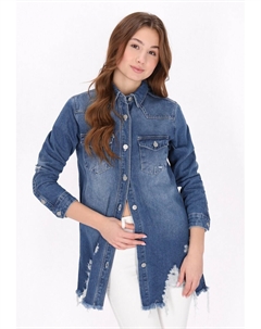 Межсезонная куртка Fashion Look, синий деним Mymo