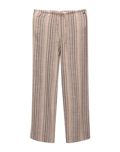 Широкие брюки, розовый Pull & bear