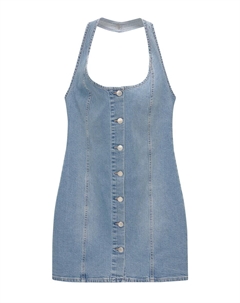 Платье, синий деним Pull & bear